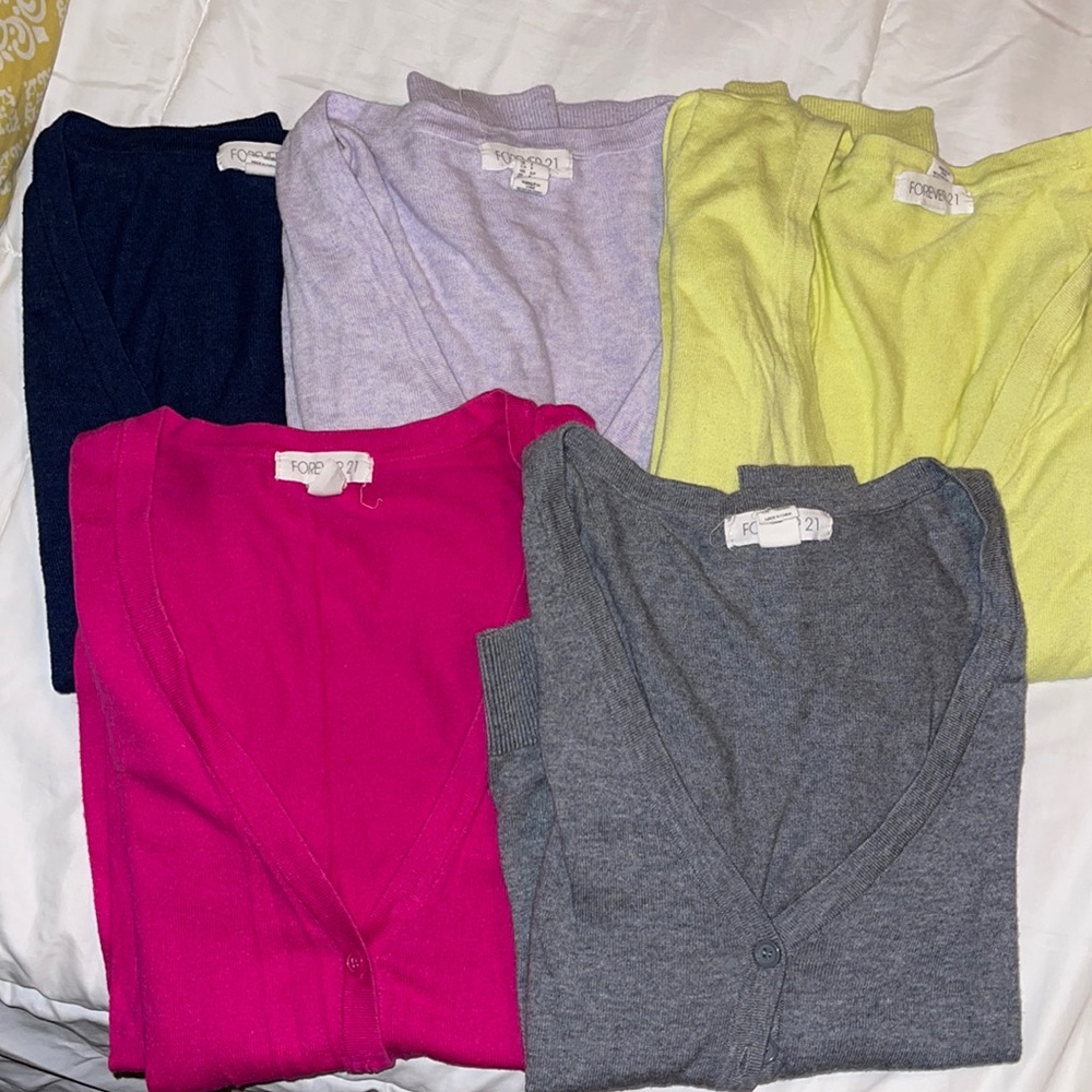 Short cardigans